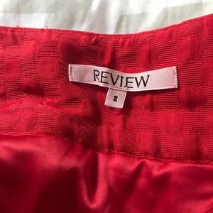 Beautiful red skirt from Australia